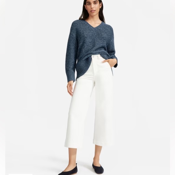 Everlane The Link-Stitch V-Neck sweater. - Picture 2 of 9